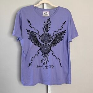 Morphine Generation "Speed of Life 1979" T-Shirt Distressed Purple M Punk-Rock